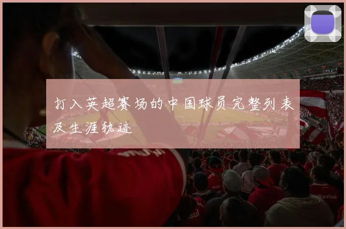 打入英超赛场的中国球员完整列表及生涯轨迹